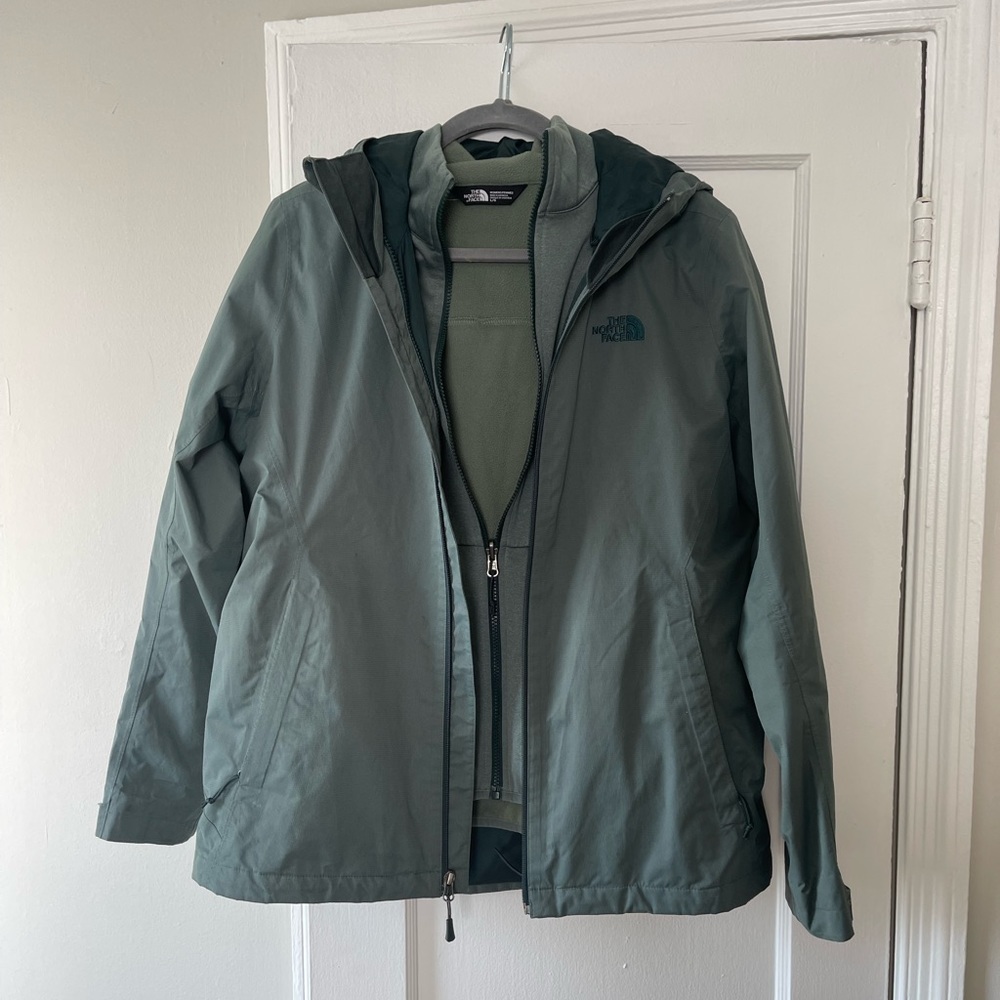 The North Face Women’s Sz Lg | Double Layer Winter Jacket | Green